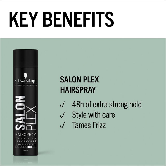 Schwarzkopf Styling Salon Plex Hair Spray thumbnail 2