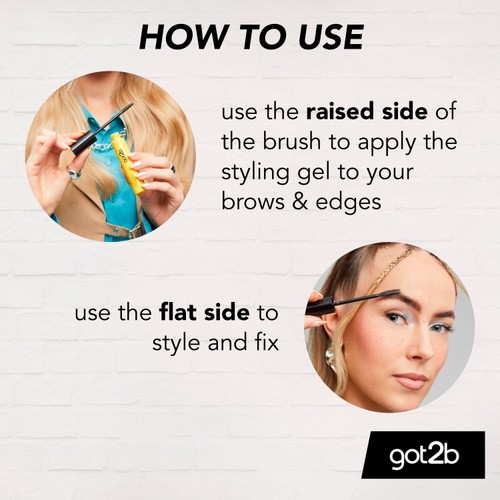 Schwarzkopf got2b Glued 4 Brows & Edges 2 in 1 Hair Gel thumbnail 4