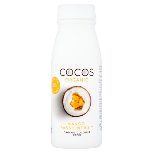 COCOS Organic Mango and Passionfruit Coconut Kefir Drink