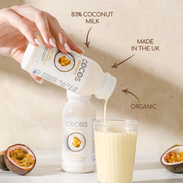 COCOS Organic Mango and Passionfruit Coconut Kefir Drink thumbnail 2