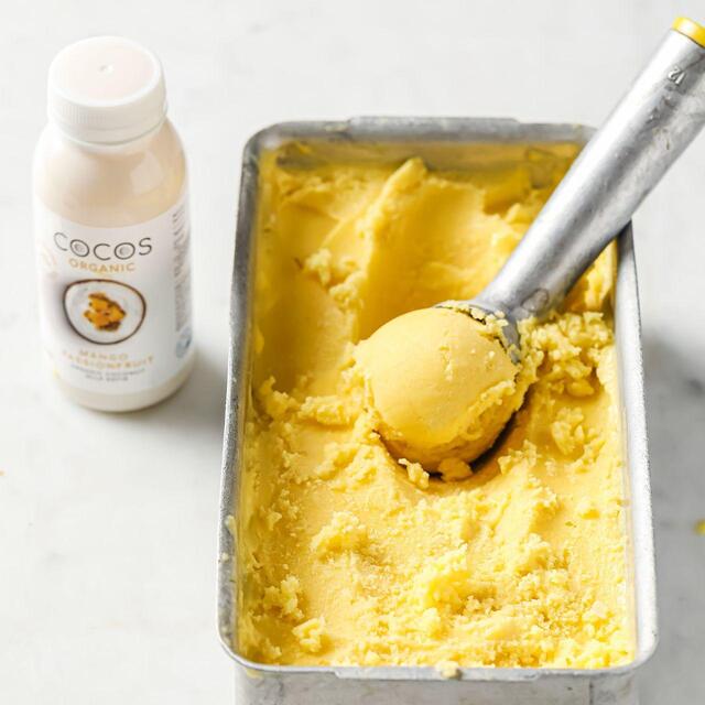 COCOS Organic Mango and Passionfruit Coconut Kefir Drink thumbnail 3