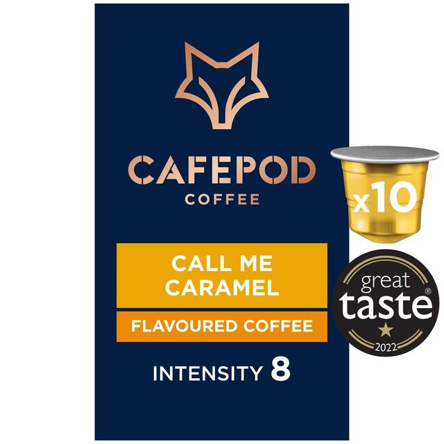 CafePod Call Me Caramel Nespresso Compatible Aluminium Coffee Pods