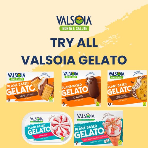 Valsoia Plant Based Gelato Cherry Cone thumbnail 5