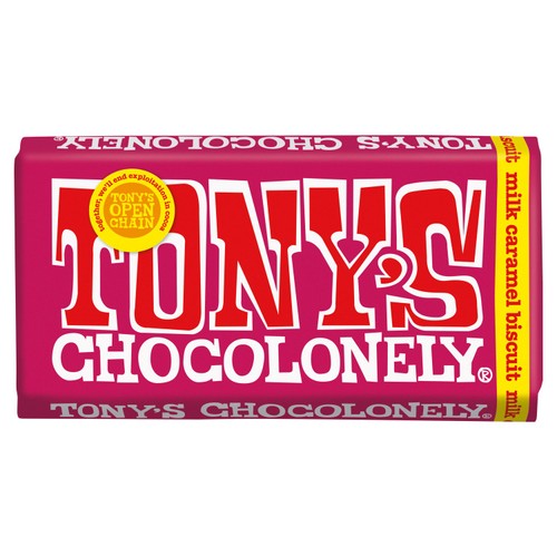 Tony's Chocolonely Milk Caramel Biscuit