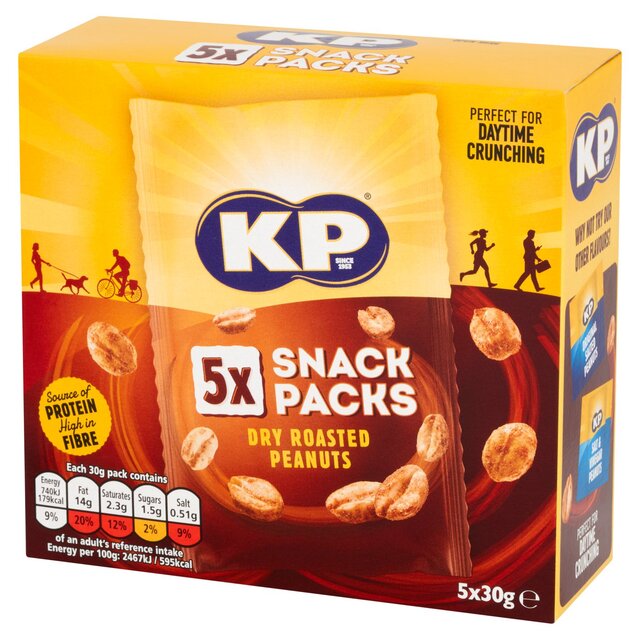 KP Dry Roasted Peanuts Multipack thumbnail 2