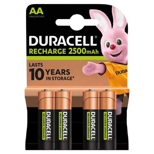 Duracell Recharge Ultra AA Rechargeable Batteries