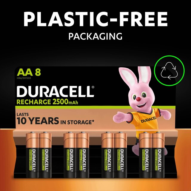 Duracell Recharge Ultra AA Rechargeable Batteries thumbnail 4