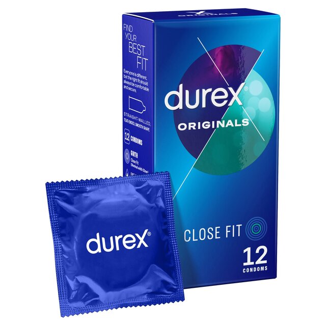 Durex Originals Condoms With Silicone Lube Close Fit thumbnail 2