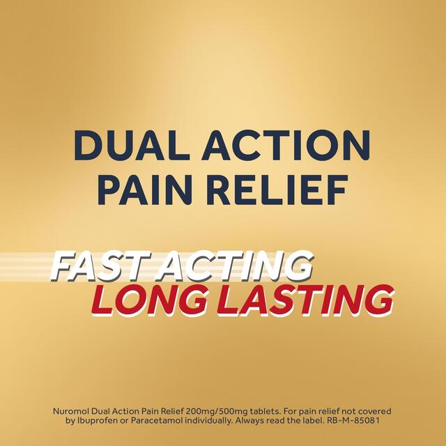 Nuromol Dual Action Pain Relief Ibuprofen & Paracetamol thumbnail 6