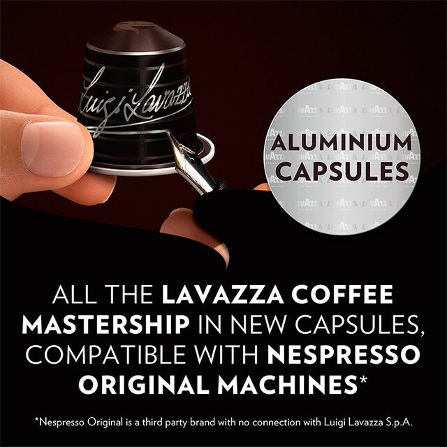 Lavazza Decaf Aluminium Nespresso Compatible Capsules thumbnail 3