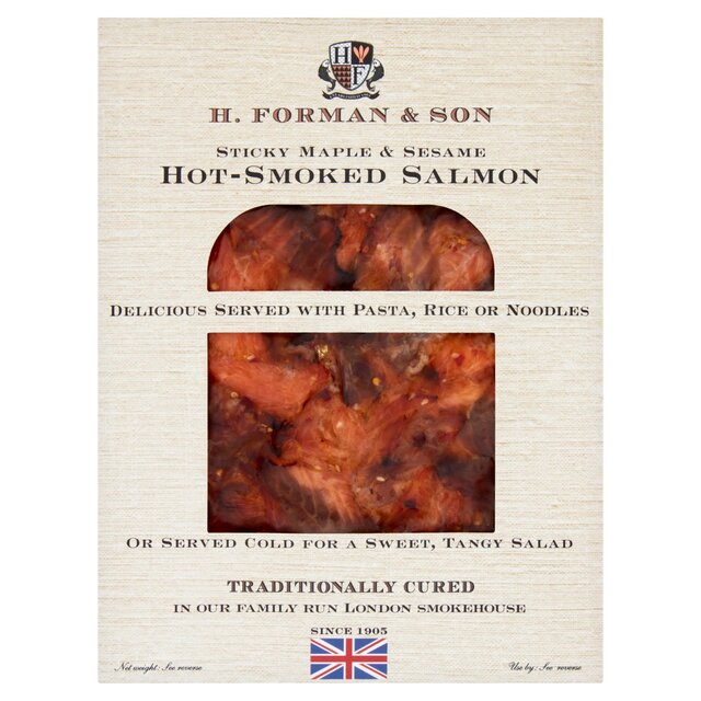 H. Forman & Son Sticky Maple & Sesame Hot-Smoked Salmon