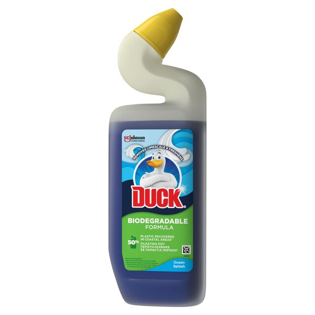 Duck Biodegradable Toilet Cleaning Liquid Ocean Splash