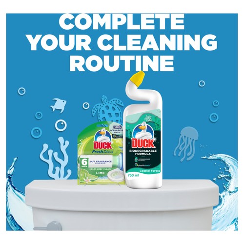 Duck Biodegradable Toilet Cleaning Liquid Coastal Forest thumbnail 3