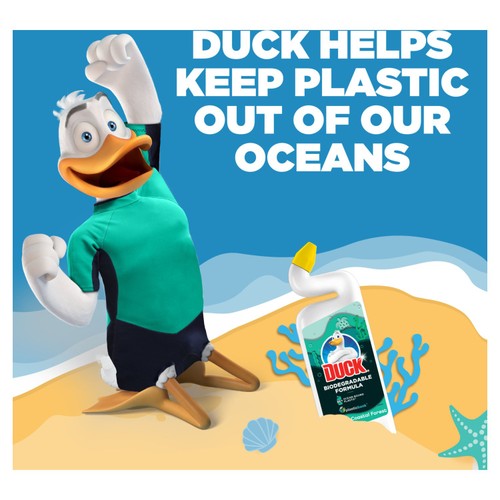 Duck Biodegradable Toilet Cleaning Liquid Coastal Forest thumbnail 4