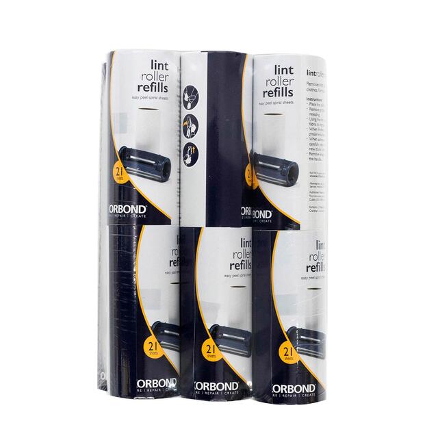 Korbond Lint Roller Refill Bundle Pack