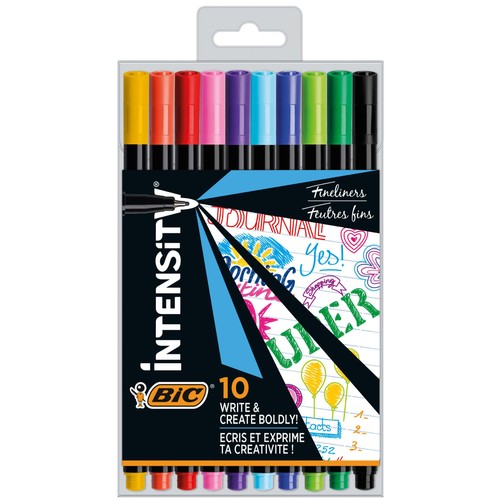 BIC Intensity Fineliners, Pack of 10