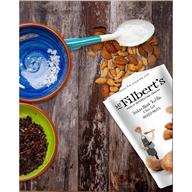 Mr Filbert's Italian Black Truffle & Sea Salt Mixed Nuts thumbnail 4