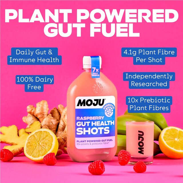 MOJU Raspberry Gut Health Dosing Bottle 7x Shots thumbnail 4