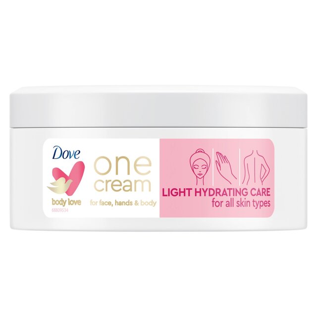 Dove One Cream Light Hydrating Care Body Cream thumbnail 2