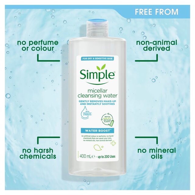 Simple Water Boost Micellar Cleansing Water thumbnail 6