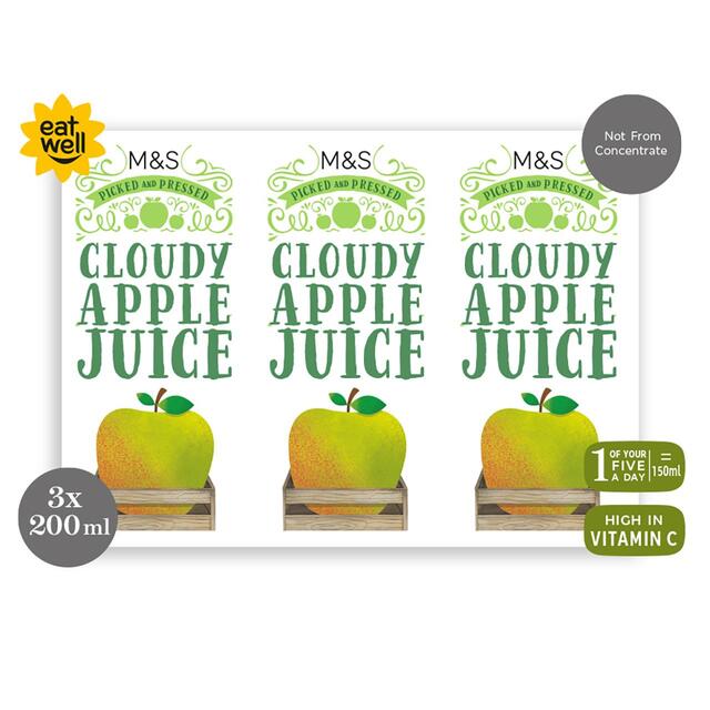 M&S Cloudy Apple Juice
