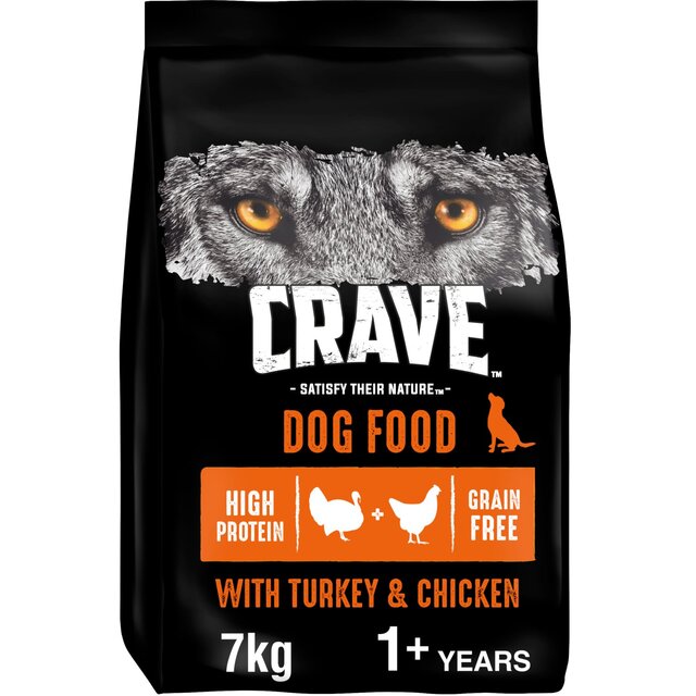 Crave Dog Dry with Turkey and Chicken