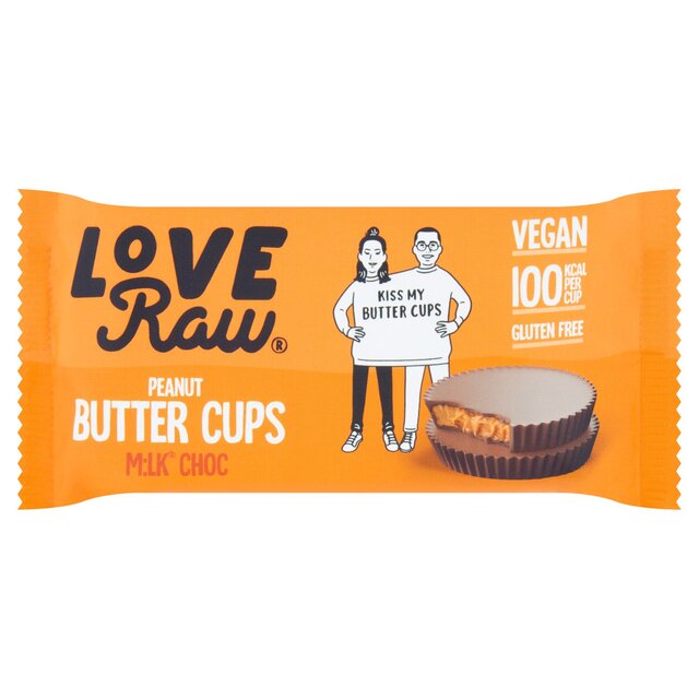 LoveRaw Milk Choc Peanut Butter Cups