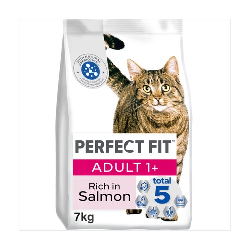 Perfect Fit Cat Dry Adult 1+ Salmon