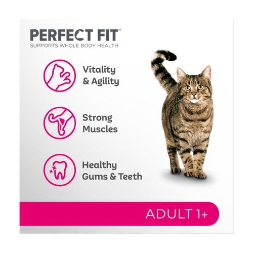 Perfect Fit Cat Dry Adult 1+ Salmon thumbnail 2