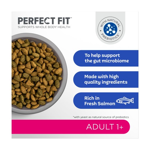 Perfect Fit Cat Dry Adult 1+ Salmon thumbnail 5