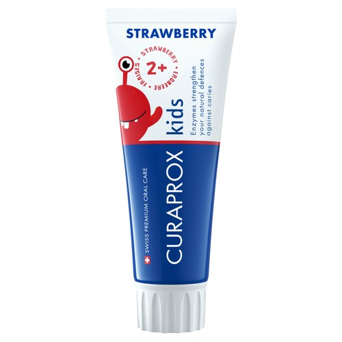 Curaprox Kids Toothpaste Strawberry (fluoride 950 ppm, 2+ Years)