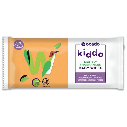 Ocado Kiddo Lightly Fragranced Baby Wipes