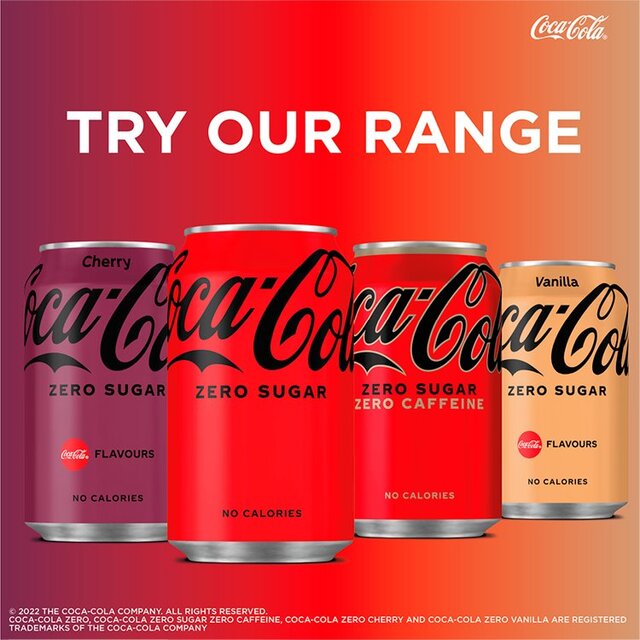 Coca-Cola Zero Sugar Zero Caffeine thumbnail 3