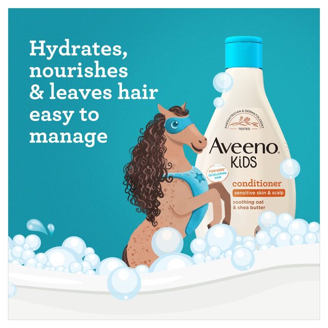 Aveeno Kids Conditioner with Soothing Oat & Shea Butter for Sensitive Skin thumbnail 5