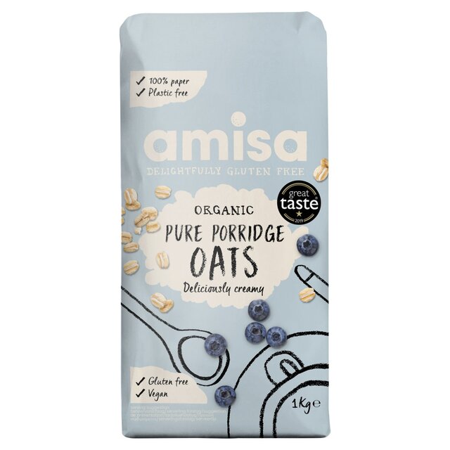 Amisa Pure Porridge Oats Gluten Free Organic