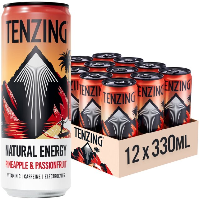 TENZING Natural Energy Pineapple & Passionfruit BCAA Case