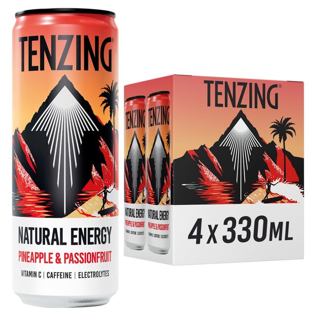 TENZING Natural Energy Pineapple & Passionfruit BCAA Pack
