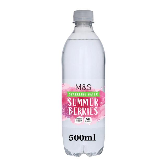 M&S Sparkling Summer Berries Water