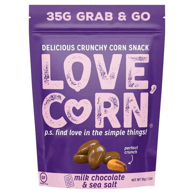 LOVE CORN Milk Chocolate & Sea Salt