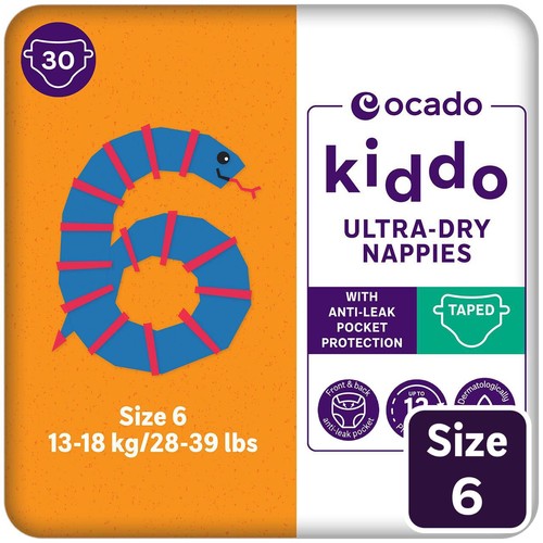 Ocado Kiddo Ultra-Dry Nappies Size 6 (13-18kg)