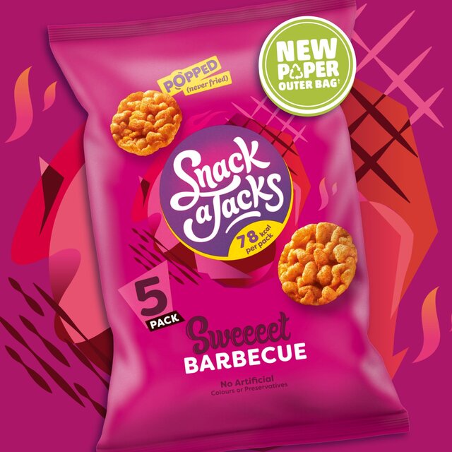 Snack a Jacks Sizzling Barbecue Multipack Rice Cakes thumbnail 4
