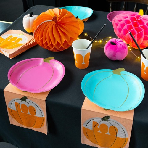 Talking Tables Pumpkin Halloween Paper Cups thumbnail 4