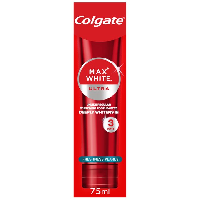 Colgate Max White Ultra Fresh Pearls At Home Teeth Whitening Toothpaste thumbnail 2