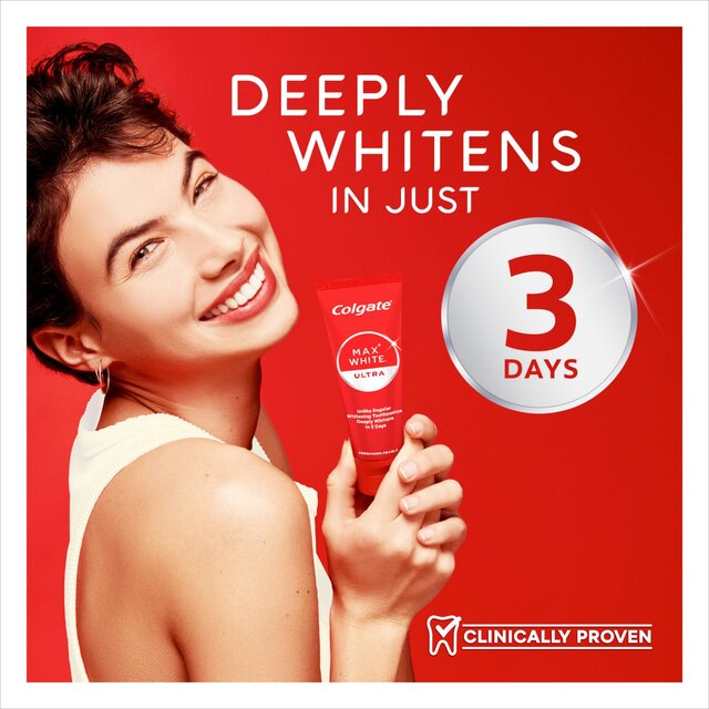 Colgate Max White Ultra Fresh Pearls At Home Teeth Whitening Toothpaste thumbnail 3