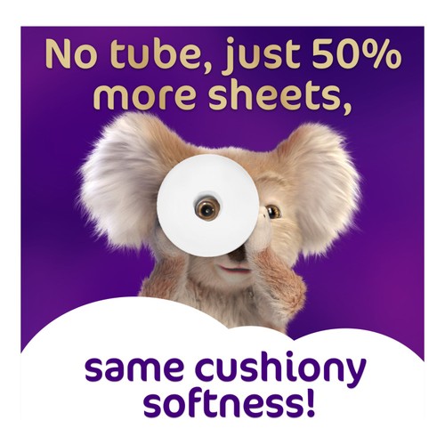 Cushelle Quilted Tubeless Toilet Roll, 50% More Sheets thumbnail 5