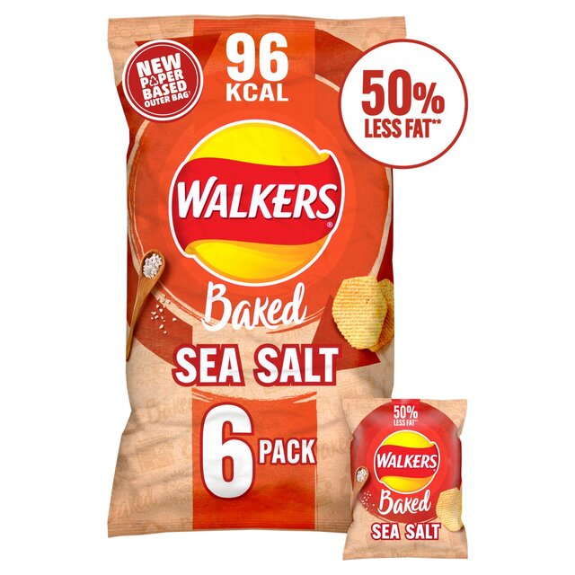Walkers Baked Sea Salt Multipack Snacks