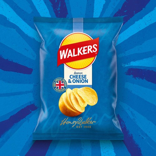 Walkers Cheese & Onion Sharing Bag Crisps thumbnail 3