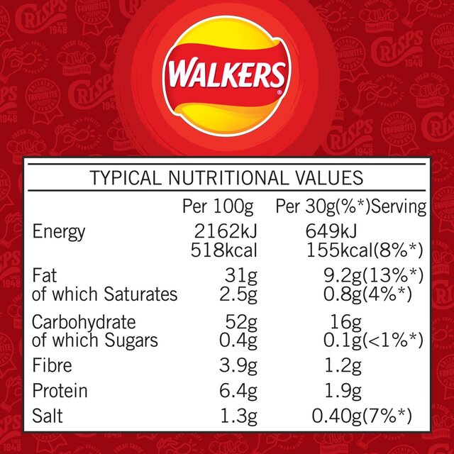Walkers Ready Salted Sharing Bag Crisps thumbnail 7