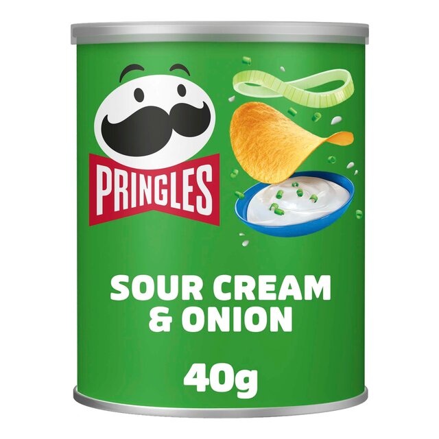 Pringles Sour Cream & Onion Crisps Can thumbnail 2