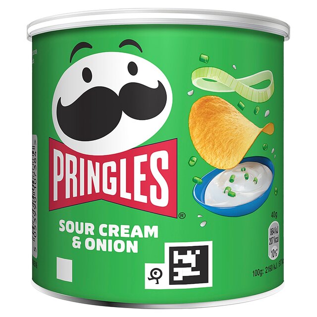 Pringles Sour Cream & Onion Crisps Can thumbnail 7